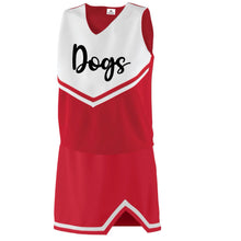 Load image into Gallery viewer, Brandon Bulldogs Cheer Uniform - Classic Red- PREORDER