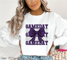 Load image into Gallery viewer, Game Day- Purple Bow