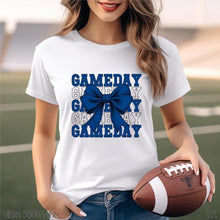 Load image into Gallery viewer, Game Day- Blue Bow