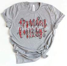 Load image into Gallery viewer, Brandon Bulldogs Hand lettered Glitter