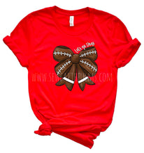 Load image into Gallery viewer, Football Bow - Let’s go Dogs