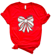 Load image into Gallery viewer, Baseball Bow - Let’s go Dogs