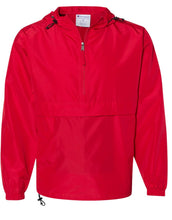 Load image into Gallery viewer, Hooded Packable Quarter-Zip Jacket - Bulldogs