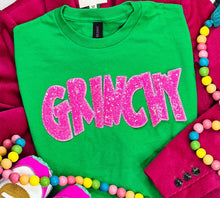 Load image into Gallery viewer, Grinchy Sequin Patch