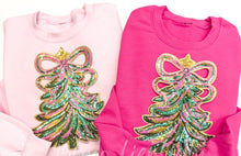 Load image into Gallery viewer, Whimsical Bow Tree Sequin Patch