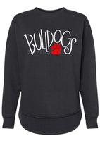 Load image into Gallery viewer, Bulldogs Hand Lettered Ladies sweatshirt
