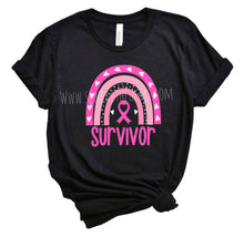 Load image into Gallery viewer, Survivor - Breast Cancer Rainbow
