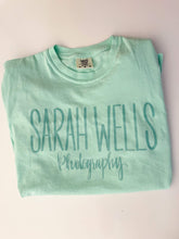 Load image into Gallery viewer, Sarah Wells Photography Logo Tee
