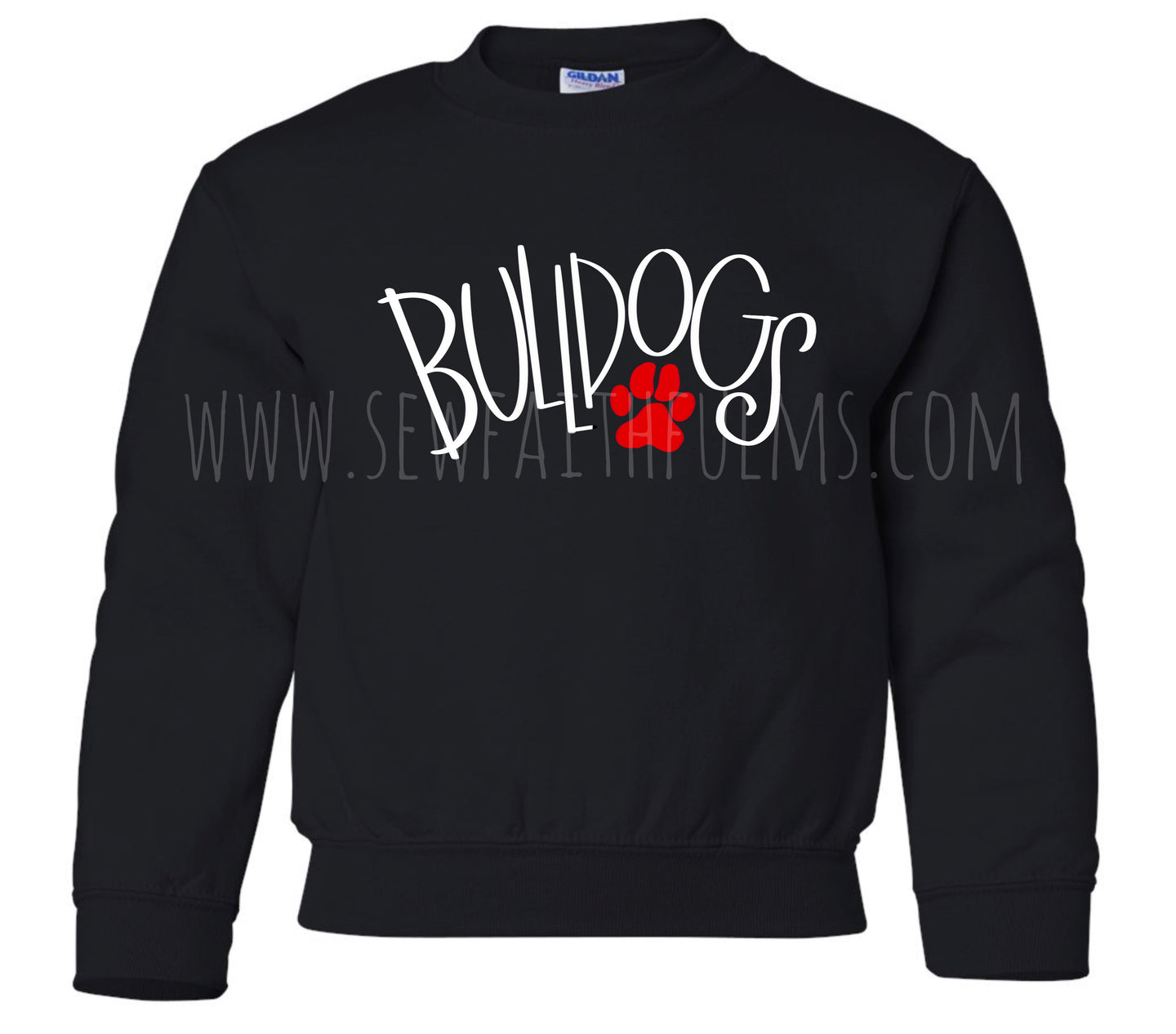 Bulldogs Hand lettered Sweatshirt
