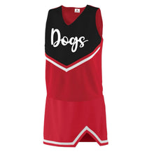 Load image into Gallery viewer, Brandon Bulldogs Cheer Uniform - Classic Red &amp; Black- PREORDER
