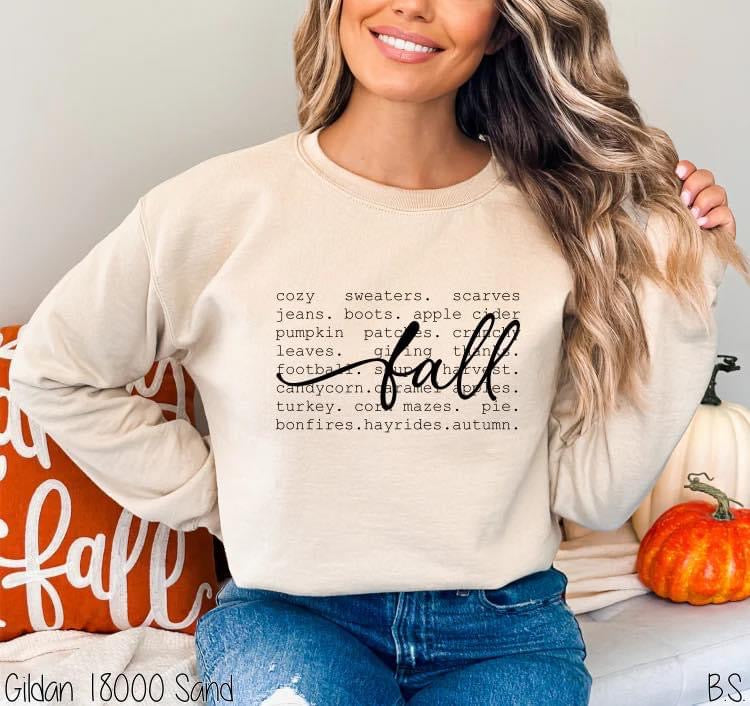 Fall Word Collage