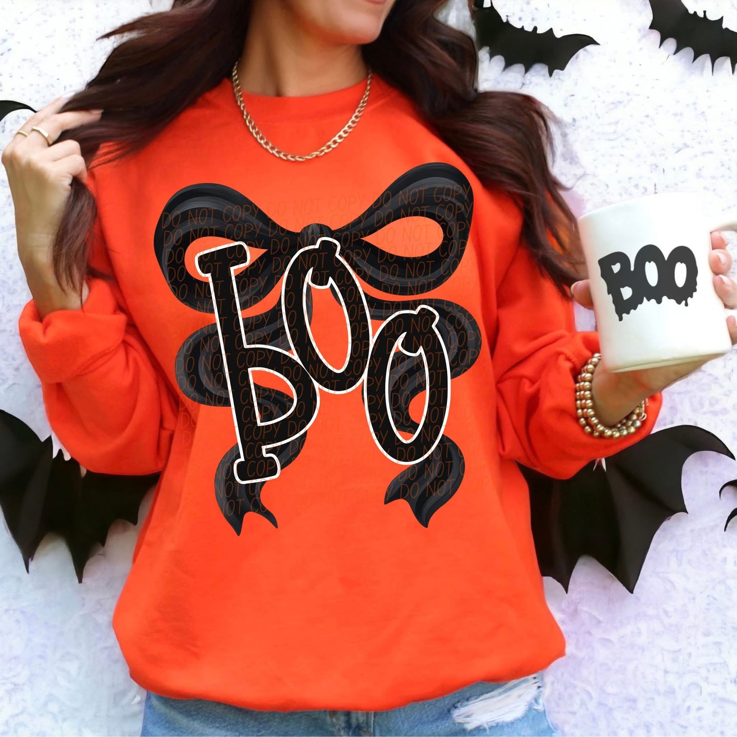 BOO Bow Orange