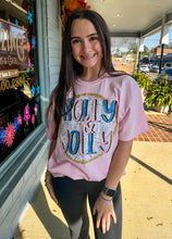 Load image into Gallery viewer, Holly and Jolly Pink and Blue
