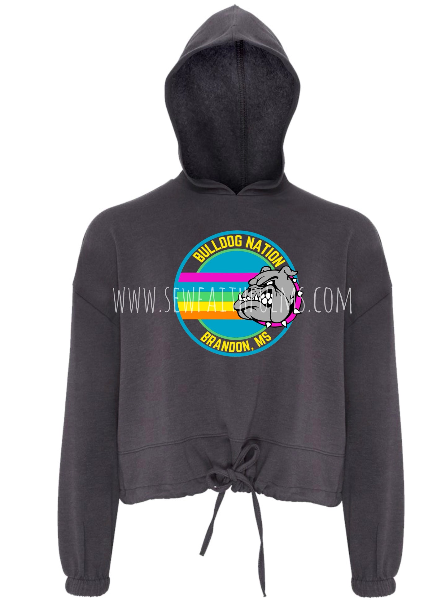 Bulldog Nation - Ladies Hooded Sweatshirt