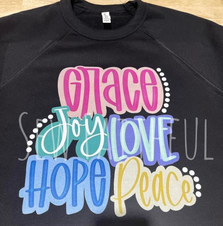 Grace Joy Hope Love Peace