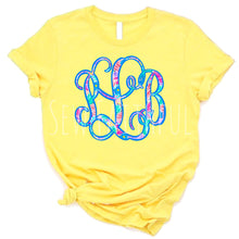 Load image into Gallery viewer, Floral Monogram Tee
