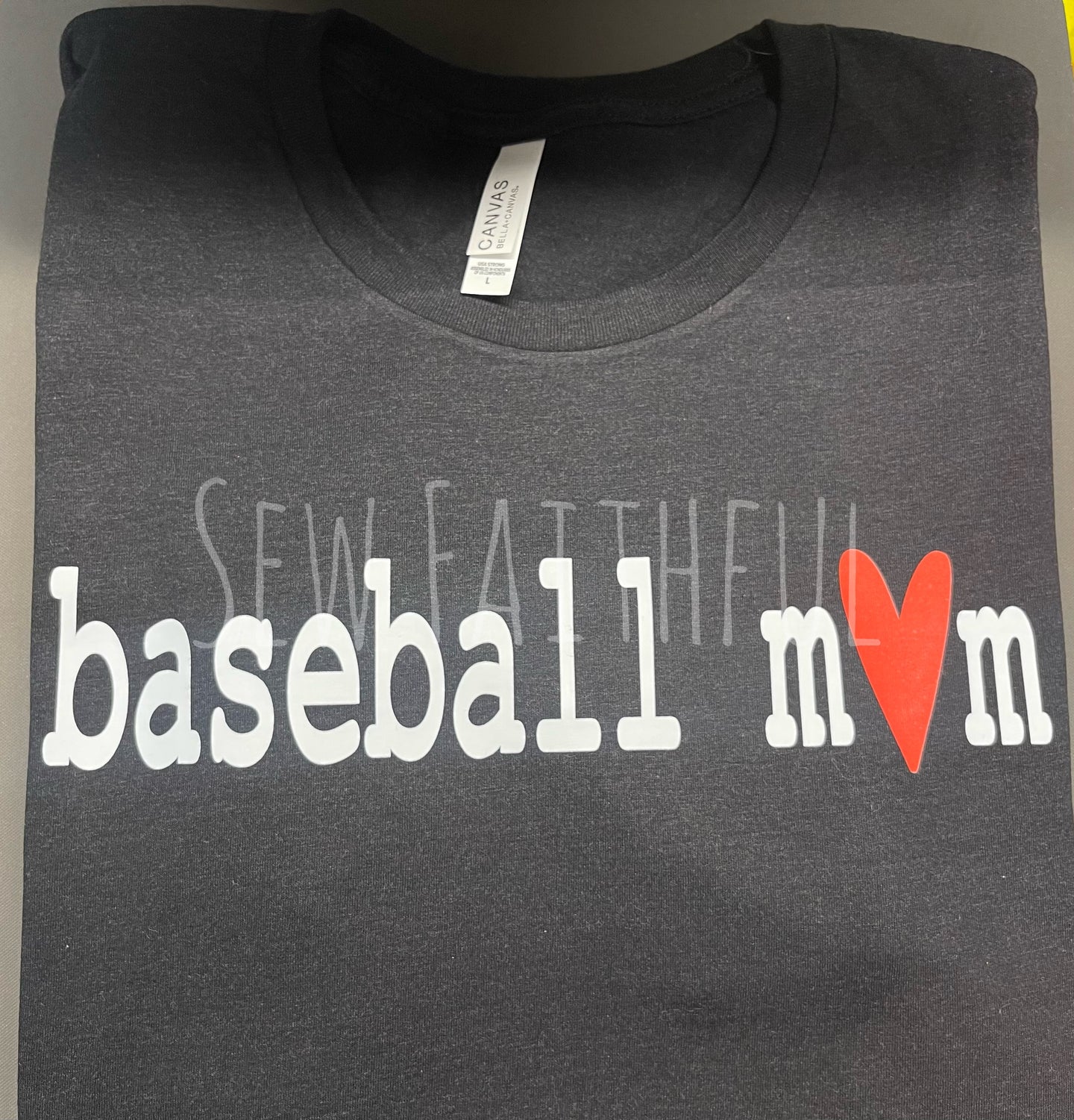 Baseball Mom Heart