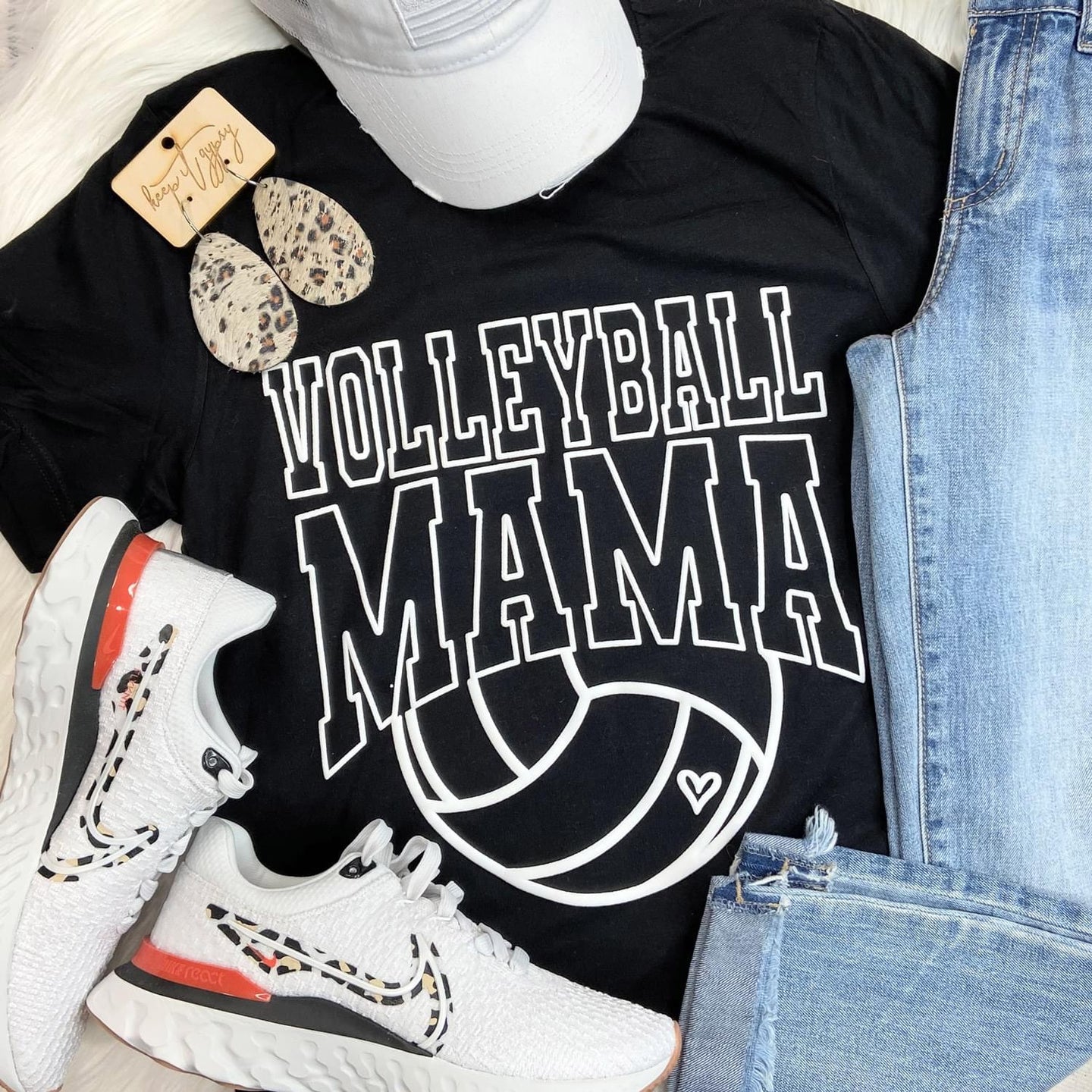 Volleyball Mama - Puff Design