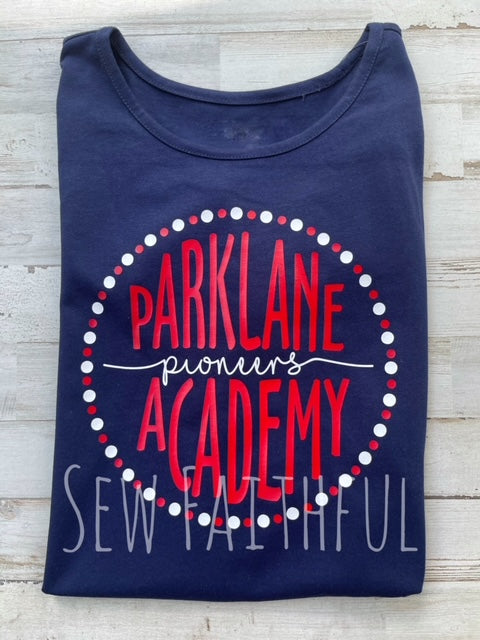 PA - Parklane Academy Circle Tee - Adult